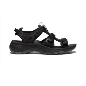 KEEN Women's Astoria West Open Toe Sandal SZ 7 Black,  Adjustable Straps